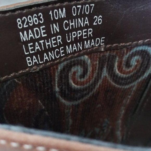Indigo Brown Boots Size 10 - Picture 5 of 5
